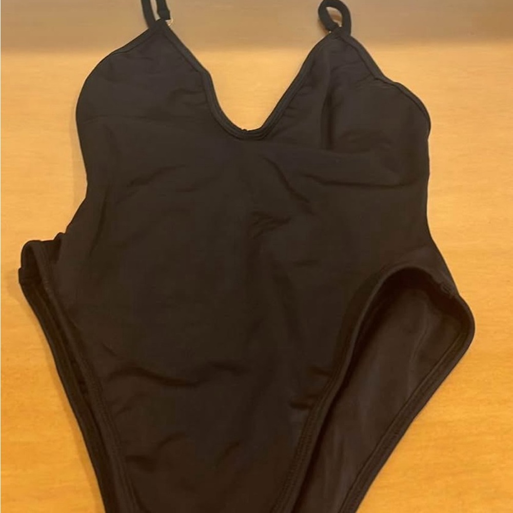 Black One-Piece Swimsuit goose berry seaside never used